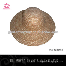 cheap wheat straw lady summer beach sun hats